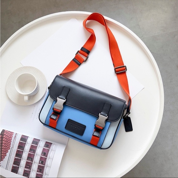 NWT!COACH TRACK CROSSBODY IN COLORBLOCK BAG(CC356) - Picture 3 of 11